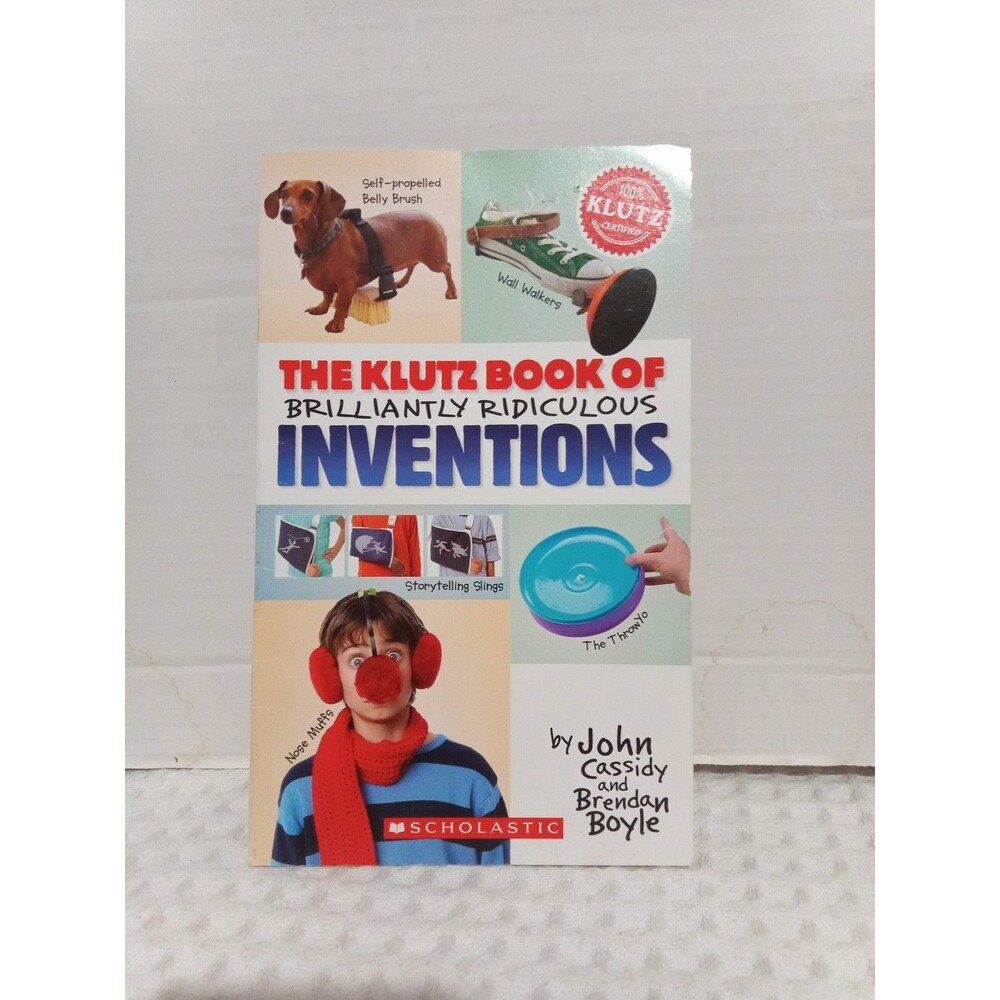 KLUTZ BOOK of Brilliantly Ridiculous Inventions Scholastic Book